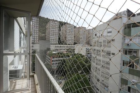 Vista da Sala de apartamento para alugar com 2 quartos, 80m² em Copacabana, Rio de Janeiro