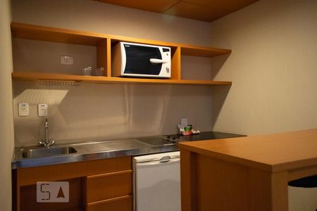 COZINHA de kitnet/studio à venda com 1 quarto, 37m² em Carandiru, São Paulo