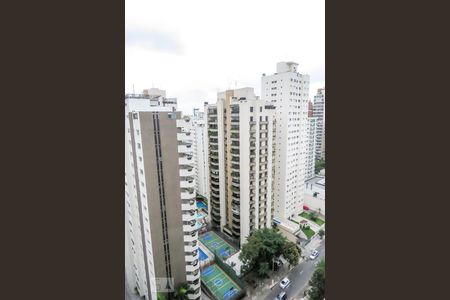 Vista quarto  de apartamento à venda com 1 quarto, 37m² em Moema, São Paulo