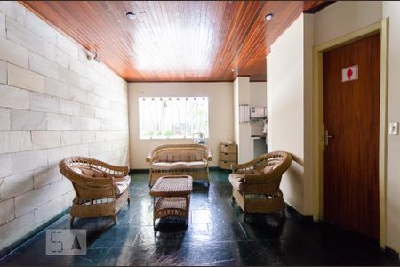 Área comum - hall de entrada de apartamento para alugar com 2 quartos, 70m² em Bosque, Campinas