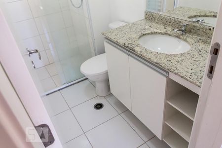 Apartamento para alugar com 80m², 2 quartos e 1 vagaDetalhe do banheiro