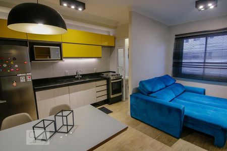 Sala de apartamento para alugar com 1 quarto, 33m² em Barra Funda, São Paulo