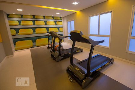 Apartamento para alugar com 33m², 1 quarto e sem vaga Apartamento para alugar com 33m², 1 quarto e sem vagaAcademia