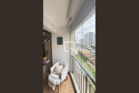 Sala - Sala de Jantar Varanda de apartamento à venda com 3 quartos, 92m² em Jardim, Santo André