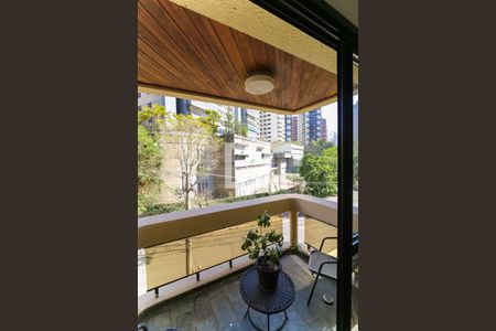 Varanda da Sala de apartamento para alugar com 3 quartos, 120m² em Vila Andrade, São Paulo