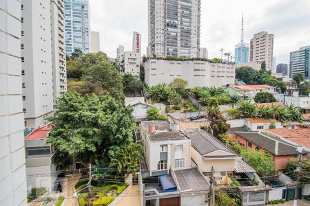 Vista do Quarto de apartamento para alugar com 1 quarto, 45m² em Paraíso, São Paulo