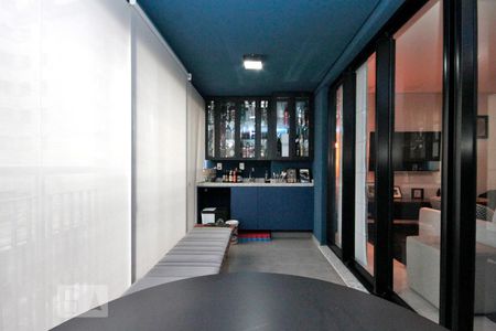 Varanda Gourmet de kitnet/studio à venda com 1 quarto, 55m² em Bela Vista, São Paulo