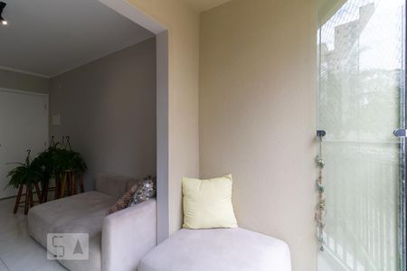 Varanda da Sala de apartamento à venda com 2 quartos, 50m² em Jardim Celeste, São Paulo