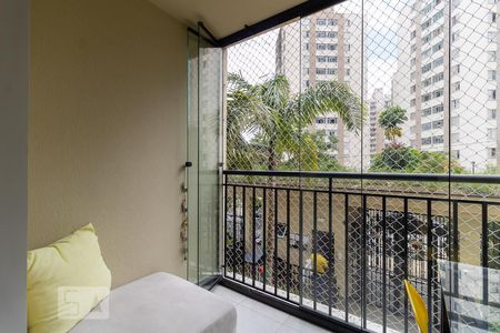 Varanda da Sala de apartamento à venda com 2 quartos, 50m² em Jardim Celeste, São Paulo