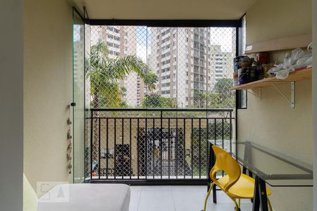 Varanda da Sala de apartamento à venda com 2 quartos, 50m² em Jardim Celeste, São Paulo