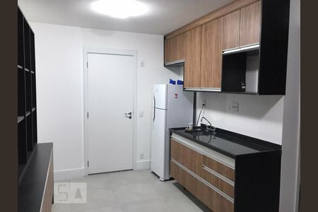 Cozinha de kitnet/studio para alugar com 1 quarto, 26m² em Campos Elíseos, São Paulo