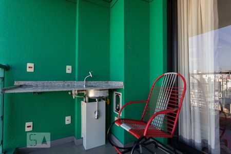 Varanda de kitnet/studio para alugar com 1 quarto, 50m² em Bela Vista, São Paulo