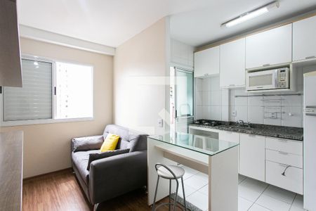 Sala e Cozinha de apartamento para alugar com 1 quarto, 30m² em Tatuapé, São Paulo