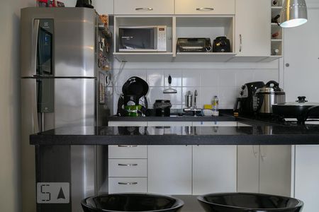 Área da cozinha de kitnet/studio para alugar com 1 quarto, 36m² em Cambuci, São Paulo