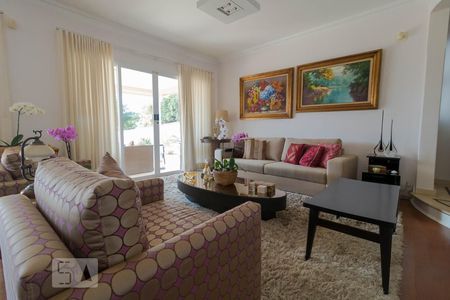 Sala de casa de condomínio para alugar com 4 quartos, 350m² em Loteamento Alphaville Campinas, Campinas