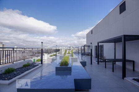 Área Comum - Cobertura de apartamento para alugar com 1 quarto, 30m² em Bom Retiro, São Paulo