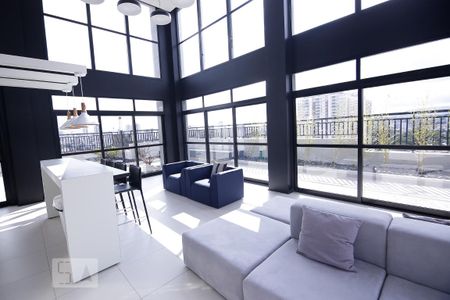 Área Comum - Cobertura de apartamento para alugar com 1 quarto, 30m² em Bom Retiro, São Paulo