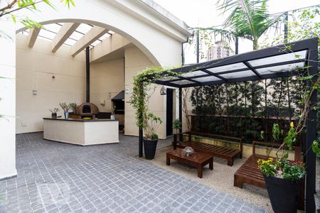 Apartamento à venda com 34m², 1 quarto e 1 vagaChurrasqueira