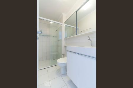 Banheiro Social de apartamento à venda com 1 quarto, 34m² em Vila Monte Alegre, São Paulo