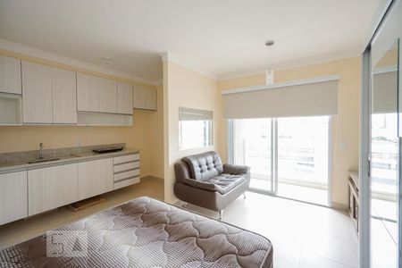 Sala e quarto de kitnet/studio para alugar com 1 quarto, 30m² em Vila Prudente, São Paulo