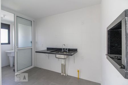 Cozinha de apartamento à venda com 1 quarto, 42m² em Jardim do Salso, Porto Alegre