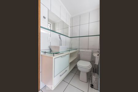 Banheiro Social de apartamento à venda com 2 quartos, 63m² em Indianópolis, São Paulo