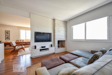 Sala de TV de apartamento à venda com 3 quartos, 189m² em Real Parque, São Paulo