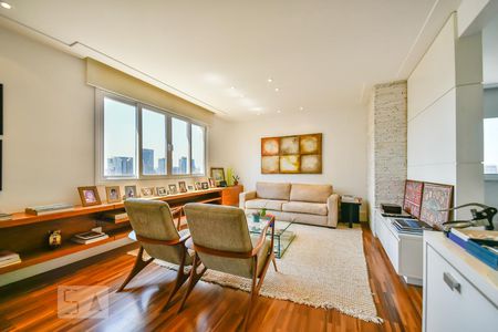 Sala de apartamento para alugar com 3 quartos, 189m² em Real Parque, São Paulo