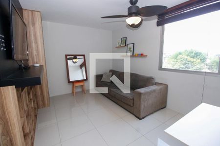 Sala de apartamento para alugar com 1 quarto, 56m² em Vila Tramontano, São Paulo