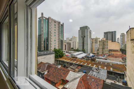 Sala - Vista de apartamento para alugar com 1 quarto, 48m² em Paraíso, São Paulo