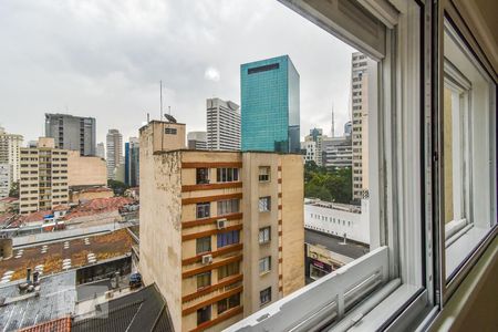 Sala - Vista de apartamento para alugar com 1 quarto, 48m² em Paraíso, São Paulo