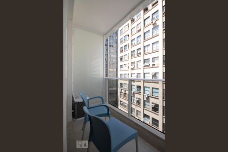 Varanda de kitnet/studio para alugar com 1 quarto, 22m² em Centro, São Paulo