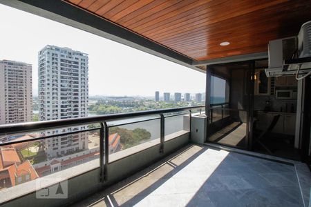 Varanda de apartamento para alugar com 1 quarto, 70m² em Barra da Tijuca, Rio de Janeiro