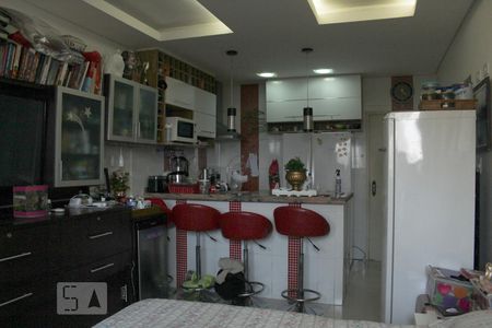 Cozinha de kitnet/studio à venda com 1 quarto, 56m² em Alphaville Industrial, Barueri