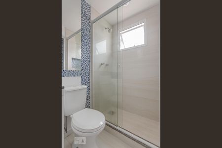 Banheiro da Suíte de apartamento à venda com 3 quartos, 77m² em Humaitá, Porto Alegre