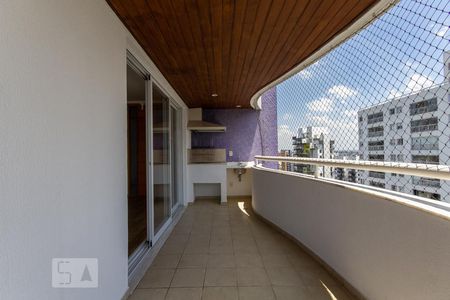 Varanda da Sala de apartamento à venda com 3 quartos, 130m² em Vila Andrade, São Paulo