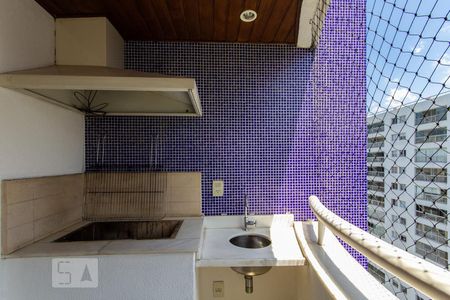 Varanda da Sala de apartamento à venda com 3 quartos, 130m² em Vila Andrade, São Paulo