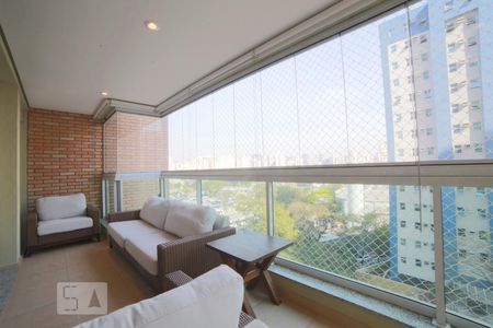 Varanda de apartamento à venda com 3 quartos, 152m² em Brooklin Paulista, São Paulo