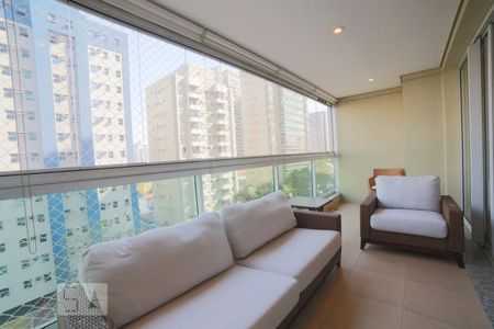 Varanda de apartamento à venda com 3 quartos, 152m² em Brooklin Paulista, São Paulo