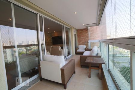 Varanda de apartamento à venda com 3 quartos, 152m² em Brooklin Paulista, São Paulo