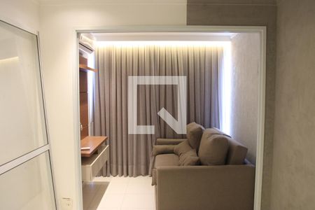 Sala de apartamento para alugar com 1 quarto, 38m² em Jardim Goiás, Goiânia