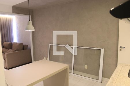 Cozinha e Área de Serviço de apartamento para alugar com 1 quarto, 38m² em Jardim Goiás, Goiânia