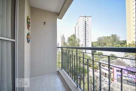 Varanda da Sala de apartamento para alugar com 2 quartos, 65m² em Vila Andrade, São Paulo