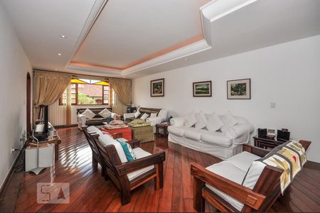 Sala de casa de condomínio à venda com 4 quartos, 483m² em Anil, Rio de Janeiro