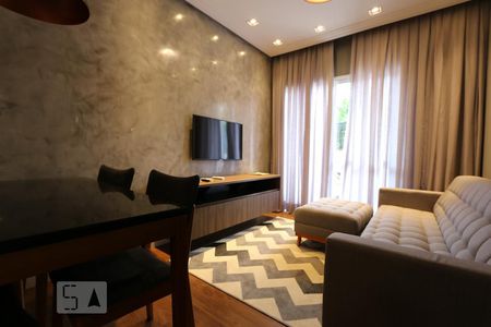 sala de apartamento para alugar com 2 quartos, 77m² em Jardim Leonor, São Paulo