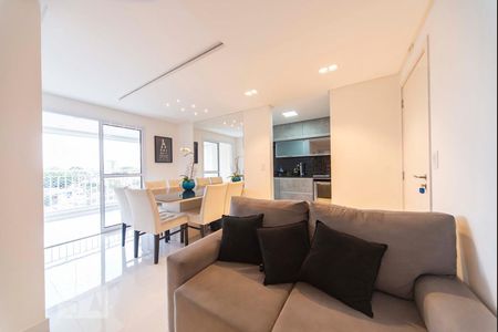 Sala de apartamento para alugar com 2 quartos, 73m² em Vila Valparaíso, Santo André