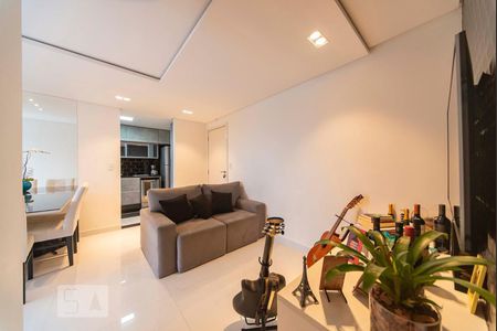 Sala de apartamento para alugar com 2 quartos, 73m² em Vila Valparaíso, Santo André