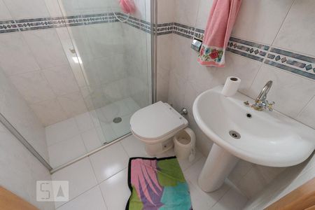 Banheiro da suíte de apartamento à venda com 3 quartos, 85m² em Cambuci, São Paulo