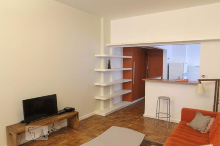 Sala de apartamento para alugar com 1 quarto, 64m² em Copacabana, Rio de Janeiro
