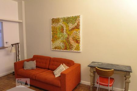 Sala de apartamento para alugar com 1 quarto, 64m² em Copacabana, Rio de Janeiro